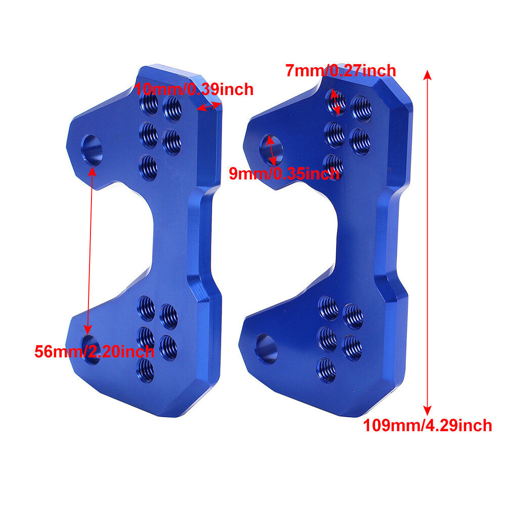 for Yamaha YZF R3 R25 15-16 Rearsets Mounting Plate Base Rear Set Bracket Black