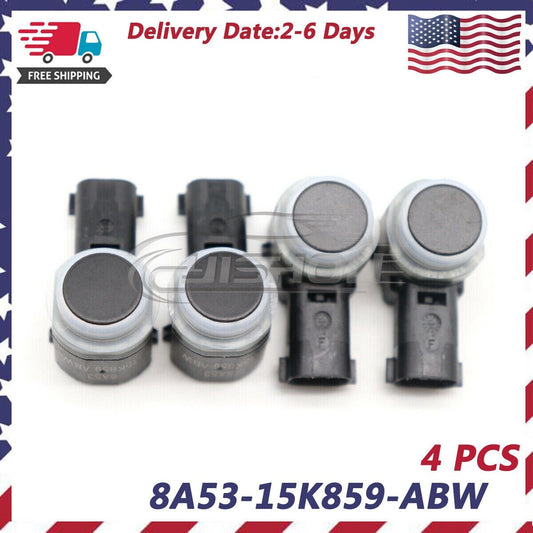 4PCS 8A53-15K859-ABW Bumper Parking PDC Sensor for Ford Focus Explorer for Lincoln