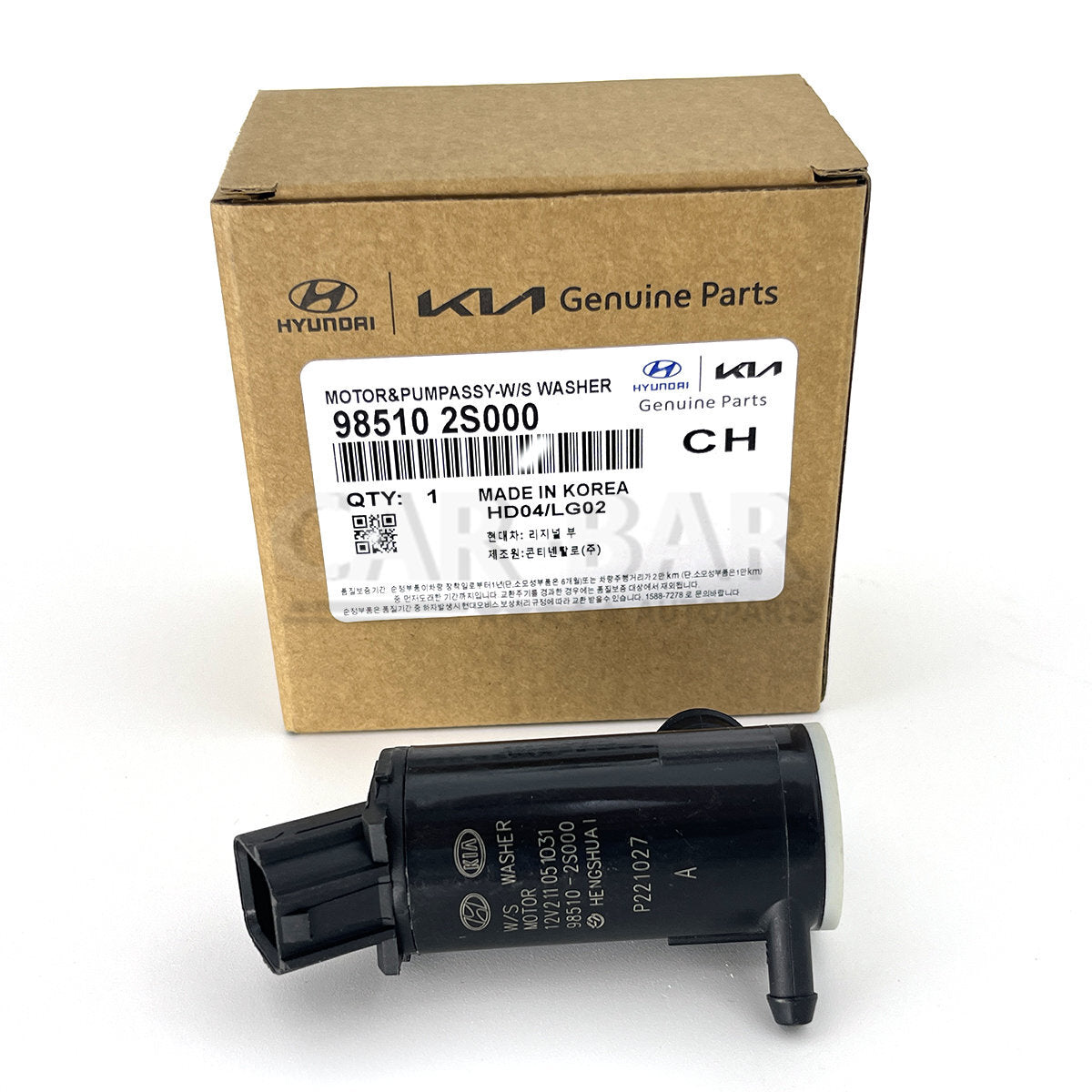 Windshield Washer Pump 98510-2S000 for Kia Forte Rio Spectra Optima Soul