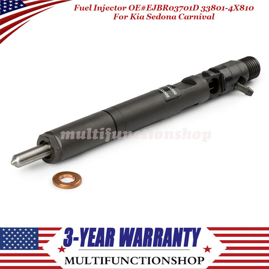 Diesel Injector Fuel Injection for Kia Sedona Carnival EJBR03701D 33800-4X810