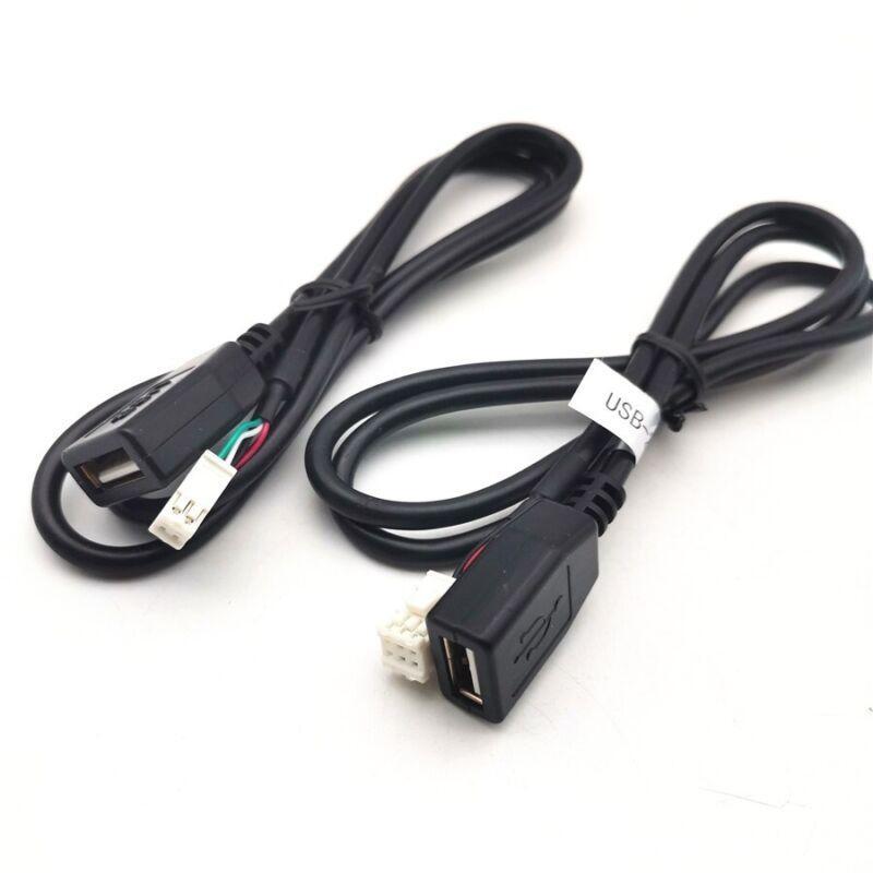 4-pin and 6-pin USB cables for Android car radio stereo USB cable adapter connectors