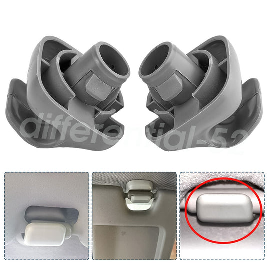 2X Hook Clips Hanger 88217S04003ZA Fit for Honda for Civic Accord CR-V Sun Visor Bracket