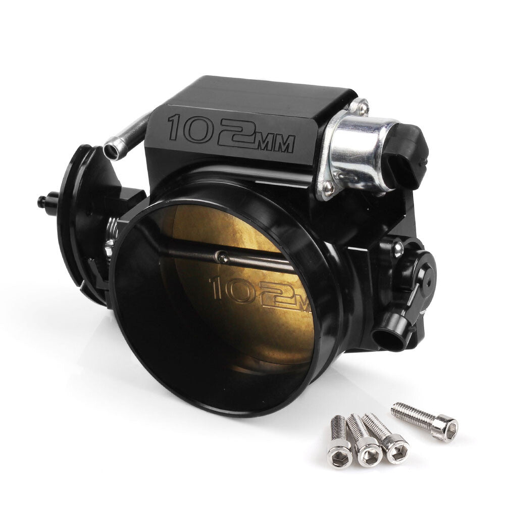 New 102mm Throttle Body+TPS IAC+Adapter Plate For G M III LS1 LS2 LS6 LS7 LSX LS