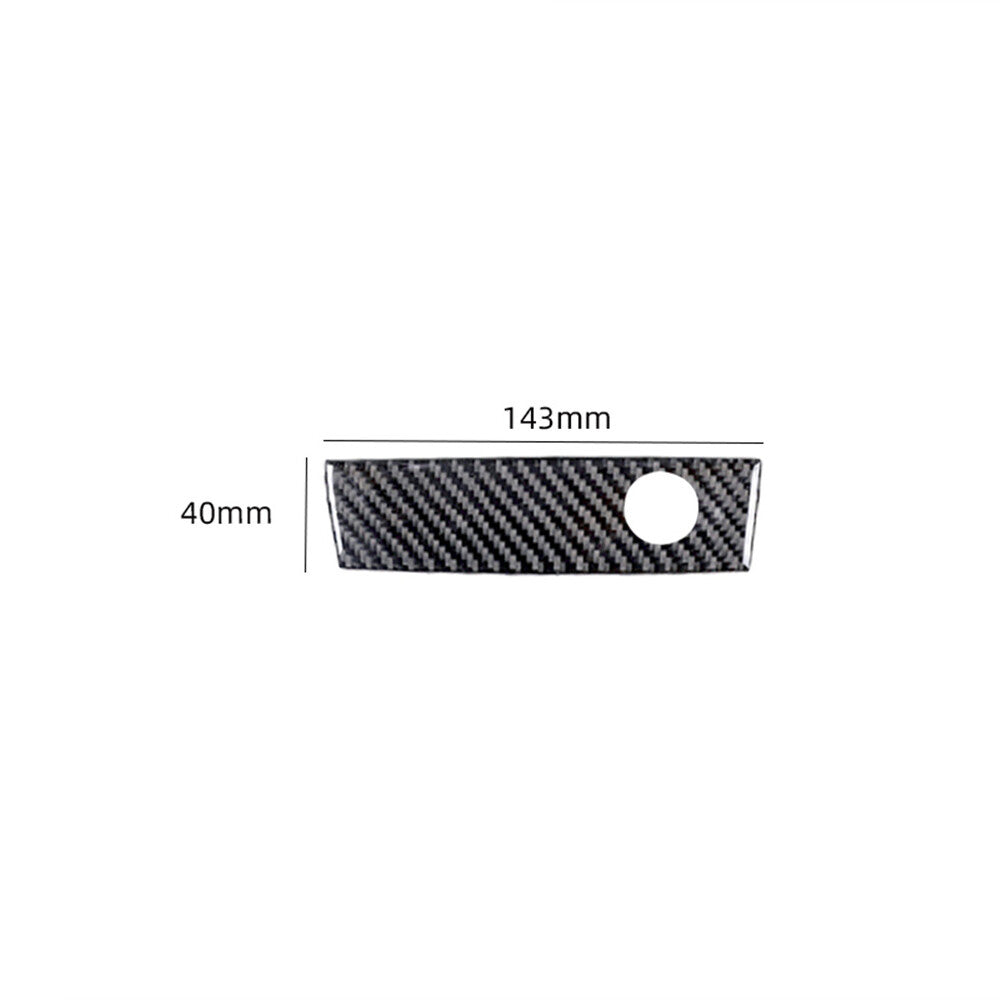 Carbon Fiber Above Glove Box Switch Cover Trim for Jeep for Wrangler JK 2011-2017