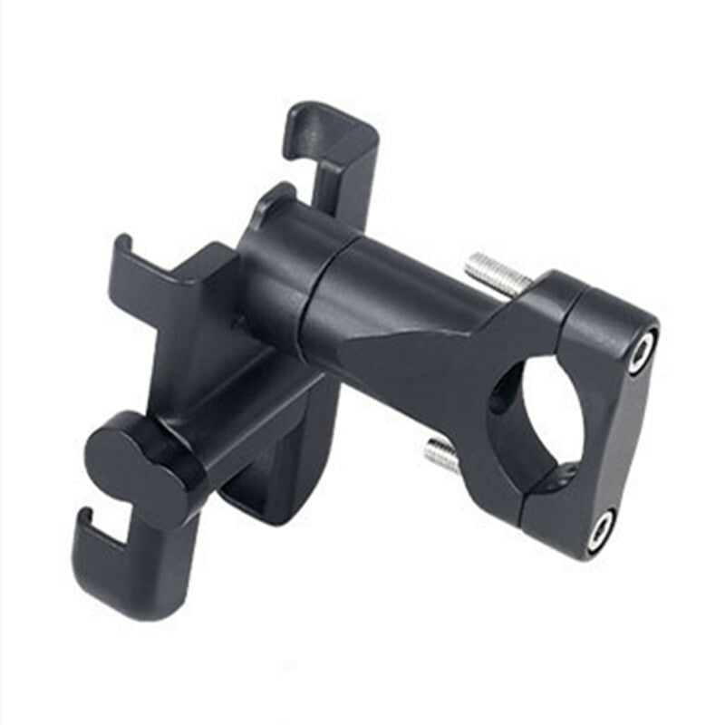 Universal Metal Motorcycle Phone Mount Holder Handlebar Mobile Phone Base Black