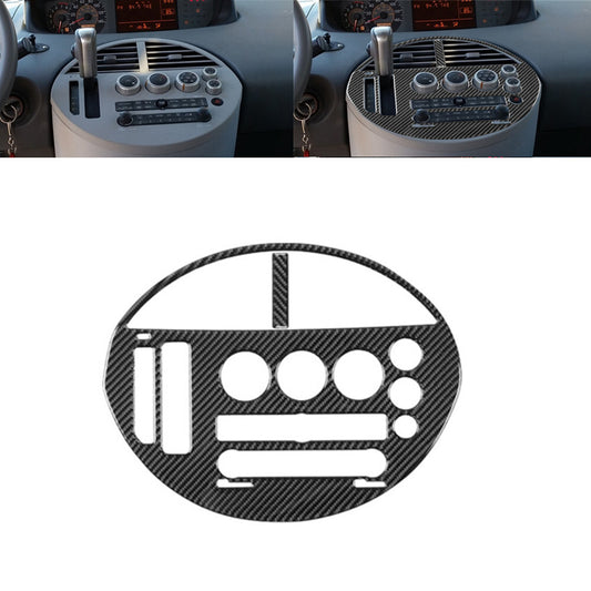 for Nissan Quest 2004-2006 2Pcs Central Control Trim Cover Decor Carbon Fiber