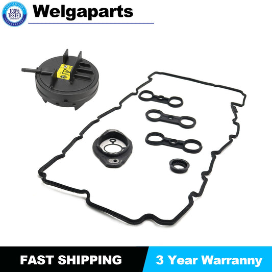 Set of 7 Engine PCV Valve Cover W/Gasket Kits for BMW E82 E90 E70 Z4 X3 X5