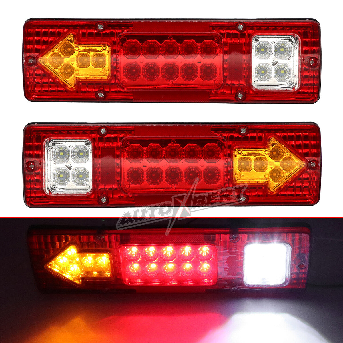 2 LED trailer taillight car truck trailer taillights lighting DC 12V SET