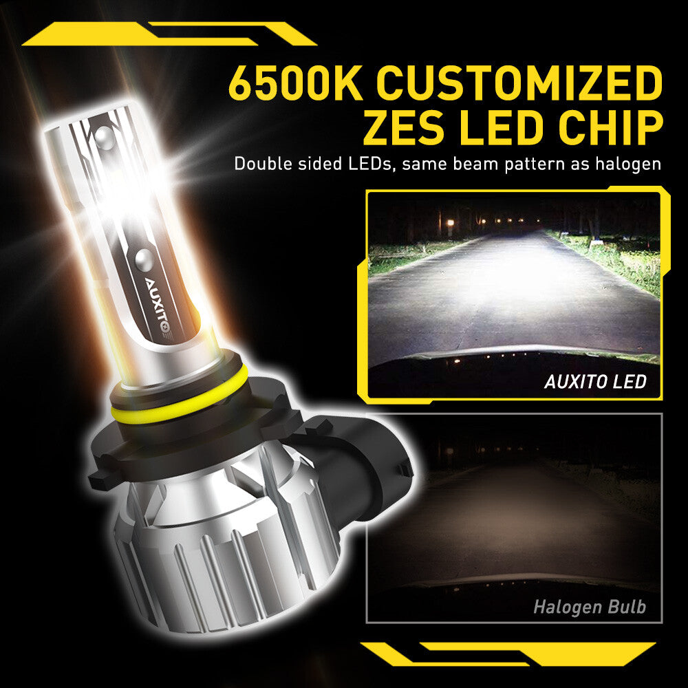 OXILAM LED Headlight Bulb Conversion Kit 9005 9006 High and Low Beam Bright White