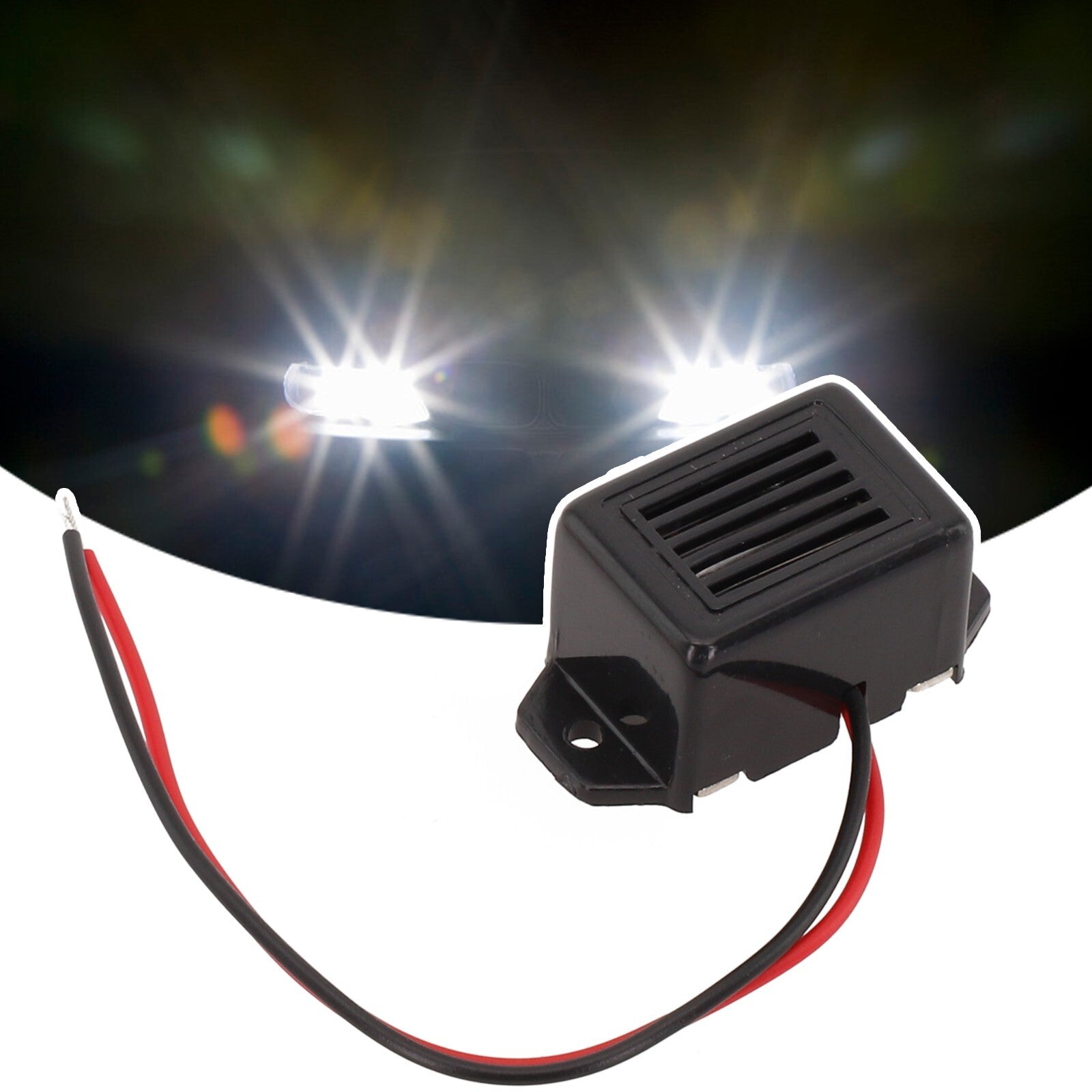 Black car automatic lighting Warner control buzzer buzzer 12V adapter cable tool