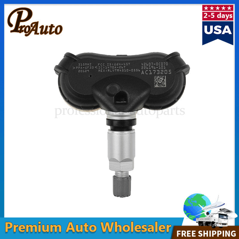 4X TPMS Tire Pressure Sensor Fits for Sienna Tundra Sequoia 42607-0C070