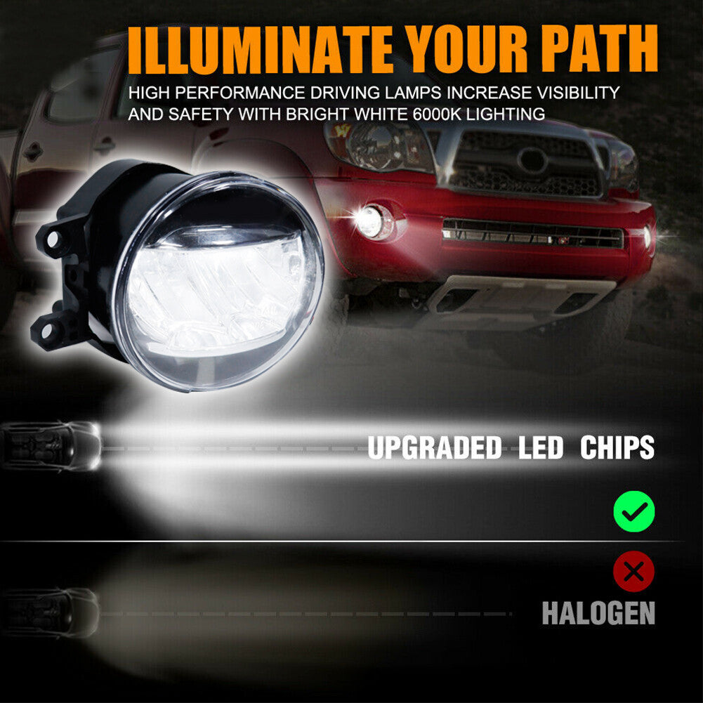Direct Fit OEM Specification 15W LED Projector Fog Light for 2010-2019 for Toyota Tacoma