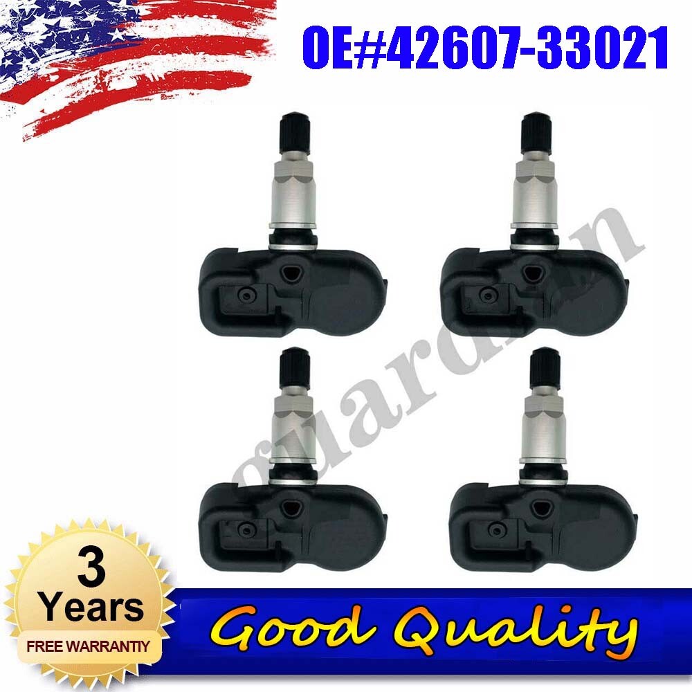 4-piece Tire Pressure Sensor PMV-107J TPMS Kit for Scion for Toyota for Lexus 42607-33021