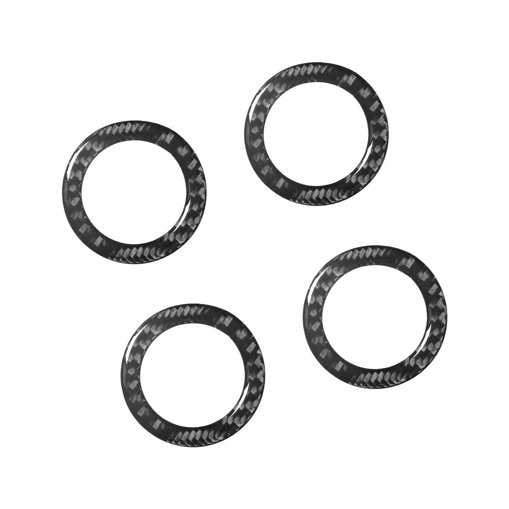 4Pcs Carbon Fiber Small Speaker Cover Trim For Land for Range Rover Sport 2014-2017