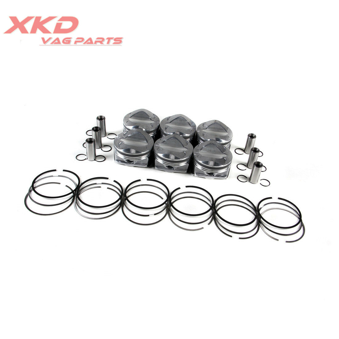 2.8L Engine Piston and Ring Assembly STD Fit for Audi for A6 Quattro CHVA CVPA CNYA