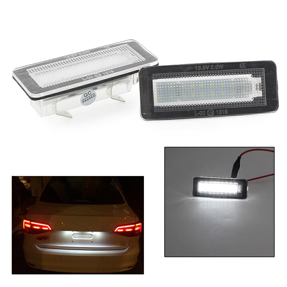 LED License Plate Light Lamps for Benz for Smart for two Coupe Convertible 450 451