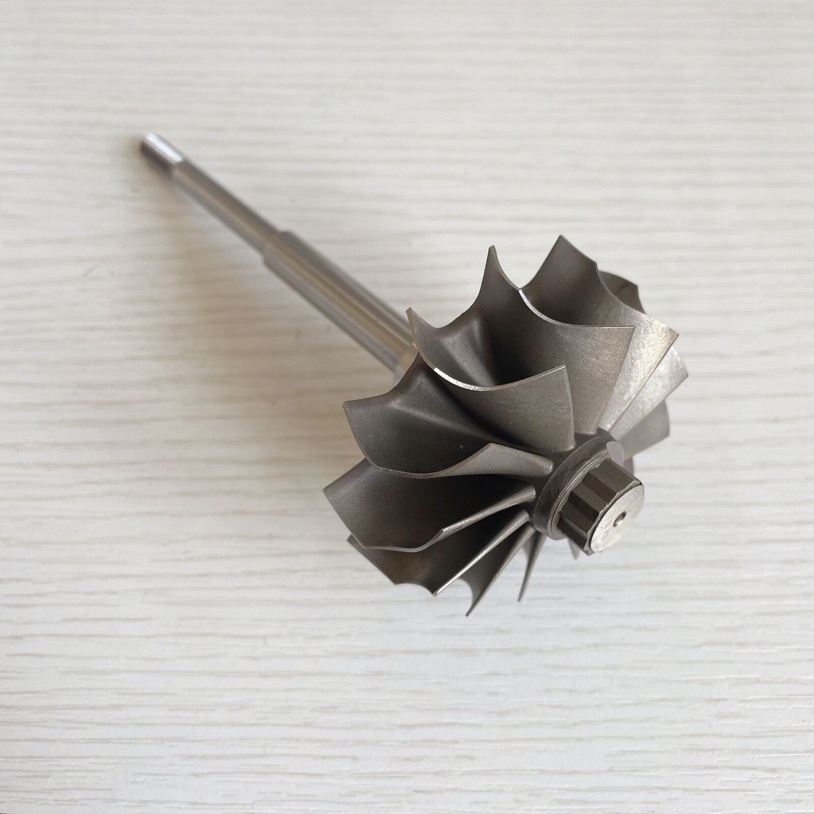 TE06H 58.5X67.2 mm 12-blade turbine wheel/turbine shaft and wheel for turbochargers