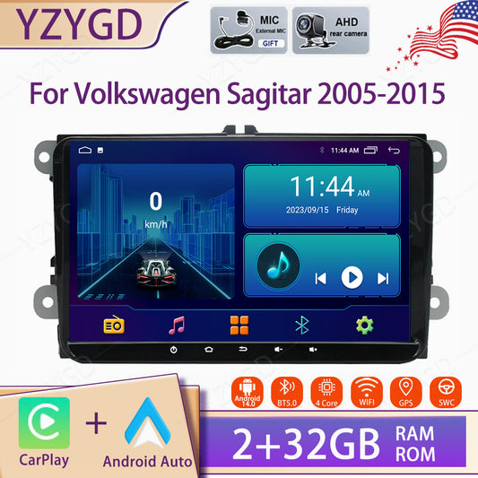 Android Carplay for Volkswagen Sagitar 2005-2015 Car Stereo Radio GPS Nav Screen