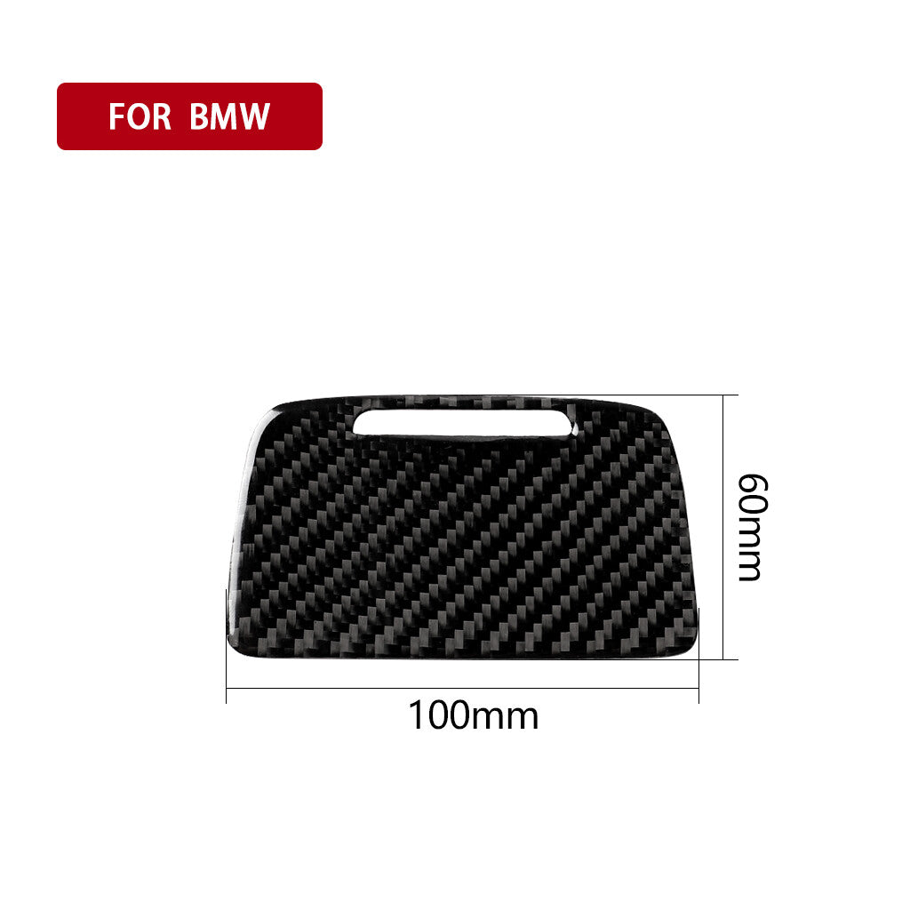 Carbon fiber interior ashtray trim for BMW 5 Series F10 2011-2017