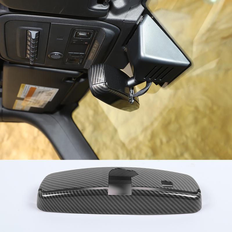 Carbon Interior Rearview Mirror Base Trim for Ford Bronco 2021-2023 Accessories