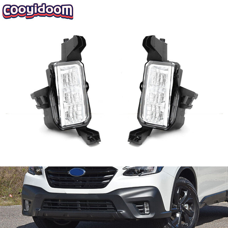 For 2020-22 for Subaru Outback LED Daytime Running Lights DRL Front Fog Lamps LHRH