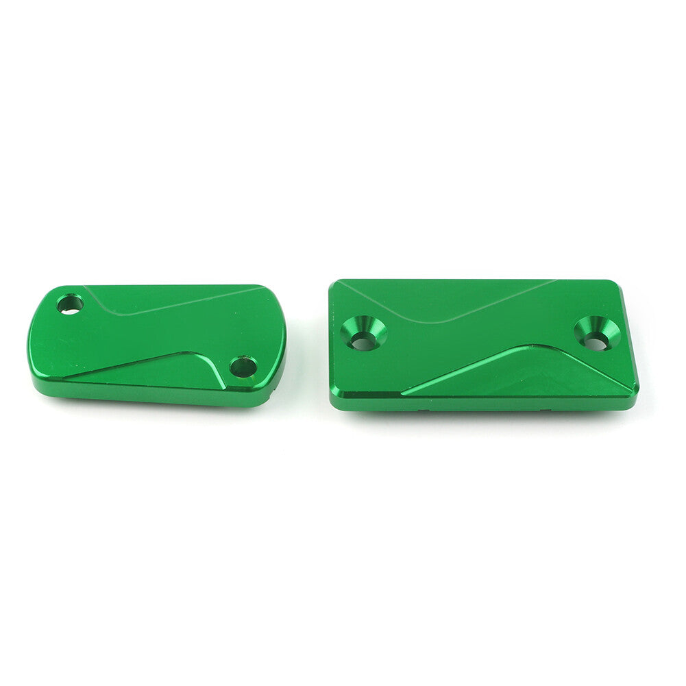 for Kawasaki KLX125 KX250F KX450F Front Rear Brake Reservoir Fluid Cover Green