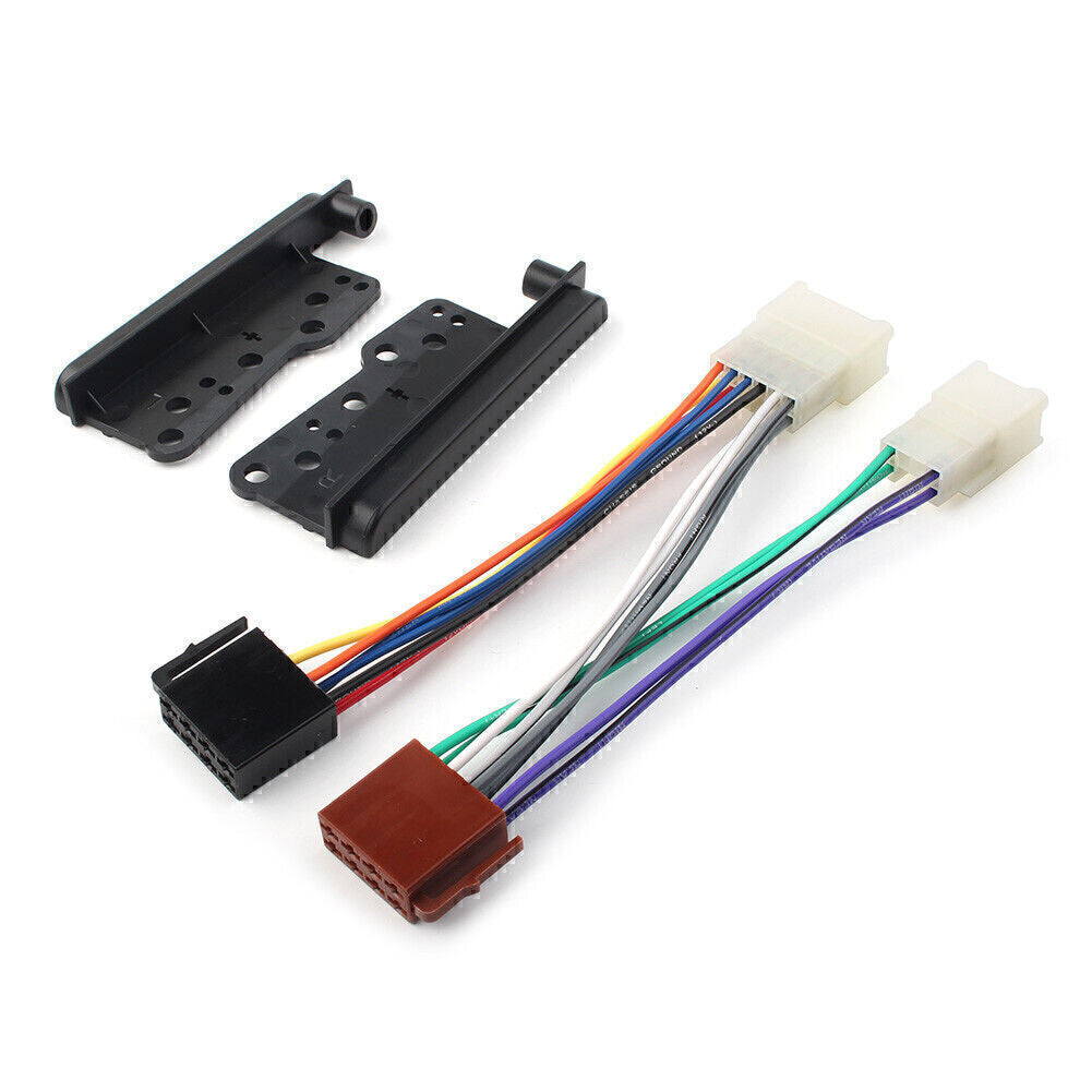 for Toyota Car Stereo Double Din Dash Facia Fascia Kit + ISO Wiring Harness