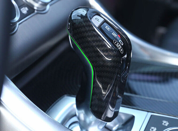 1P Carbon Fiber Console Gear Shift Knob Cover Trim for Range Rover Evoque 20-25