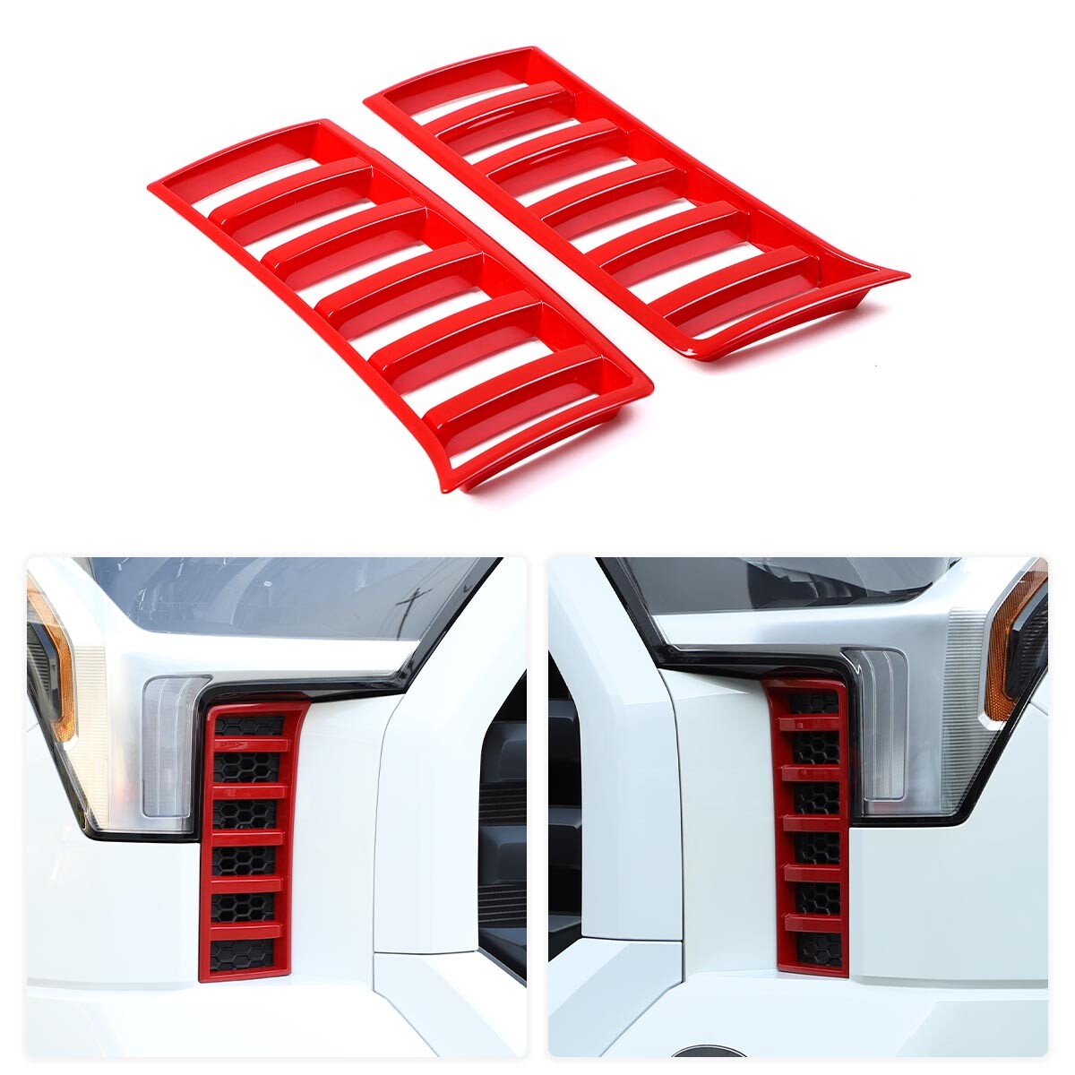 2-Pack ABS Carbon Fiber Rear Triangle Shutter Window for Subaru WRX 2021-2023 USA