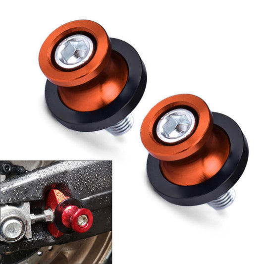2¢ª Schwingenspulen Slider Stand Schraube 8MM f¨¹r for HONDA CBR 600 900 1000RR Orange