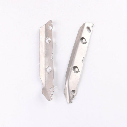 Qty 2 Left +Right Front Bumper Grille Grill-Upper Support Insert for BMW E90 E91