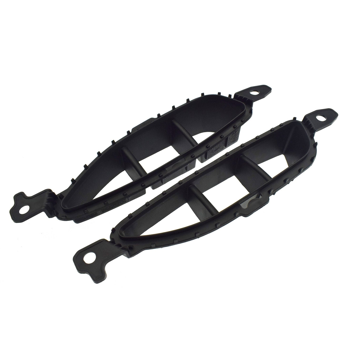 A pair of left and right side duct air curtain bumper trims for the for Kia Forte5 2017-2018.