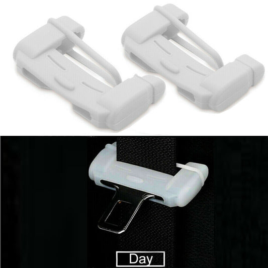 2X CAR CAR ACCESSORIES for SEAT BELT BUCKLE SILICONE COVER CLIP ANTI-SCRATCH