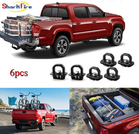Lap-in anchors 6-pack, truck bed sidewall anchors suitable for 07-21 for Chevrolet Silverado