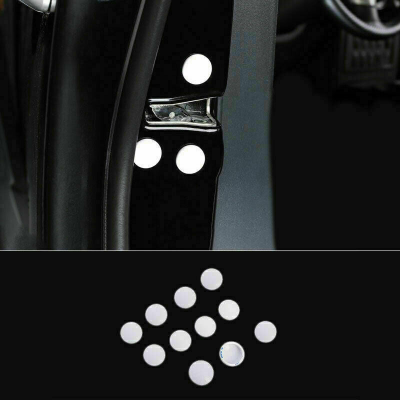 for Toyota FJ Cruiser 2007-2014 ABS White Exterior Car Door Screws Cap Trim 1Set