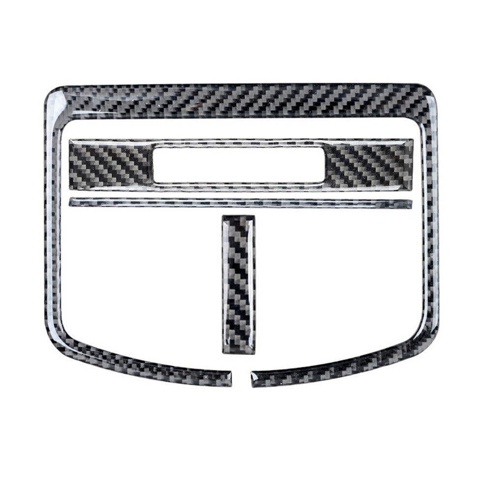 4Pcs Carbon Fiber Rear Central Air Vent Out Cover Trim for Mazda CX-9 2016-2022