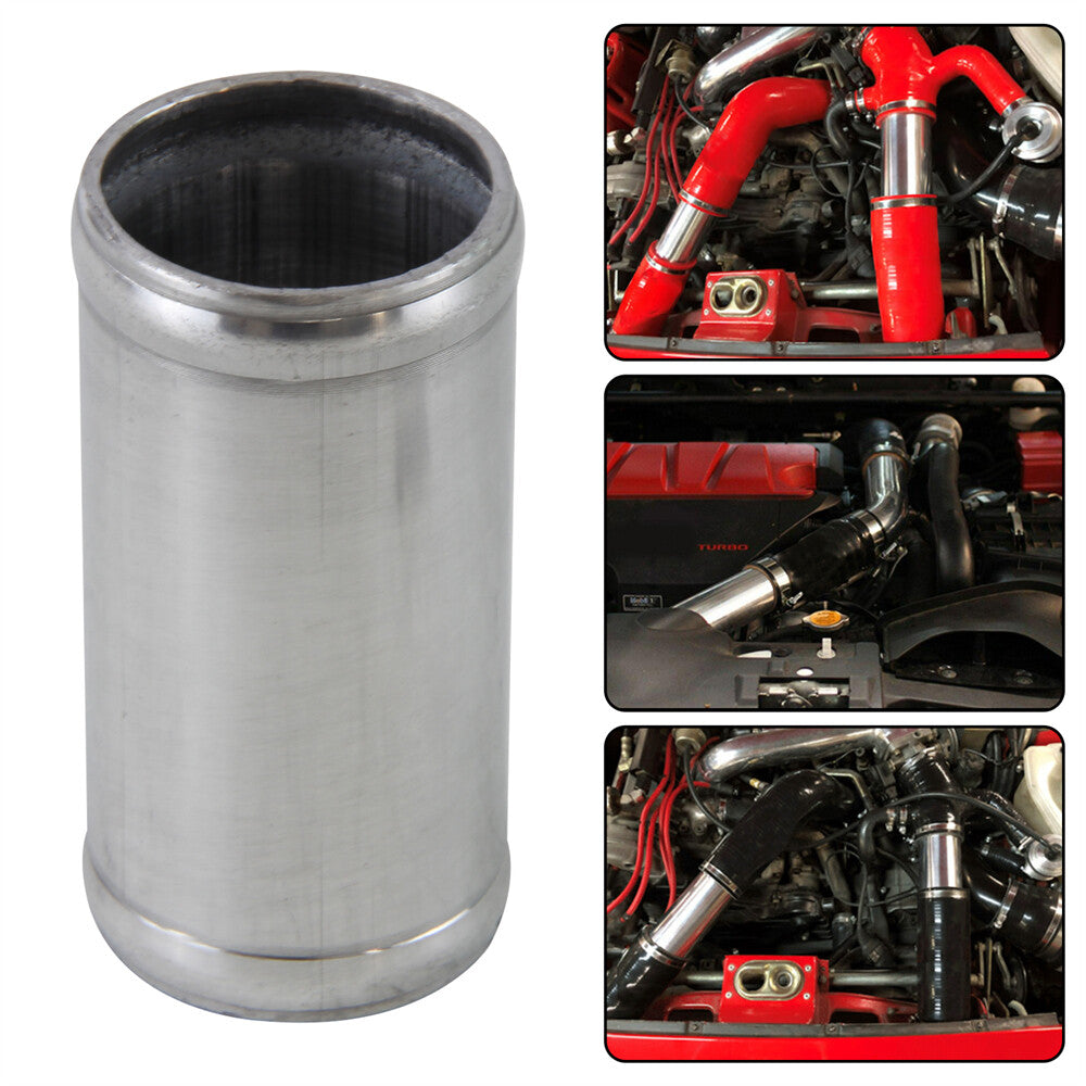 Aluminum Hose Adapter Tube Joiner Pipe Coupler Connector 38mm 1.5 Inch L=76mm