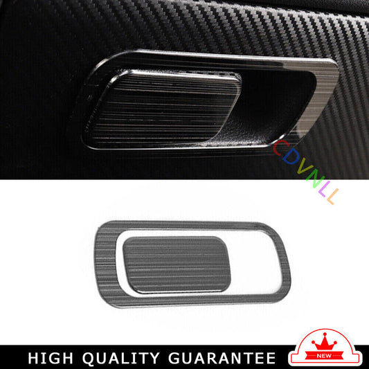 Car for Co -Pilot Storage Box Handle Sticker Trim for Kia K5 2021-2022 Black Titanium