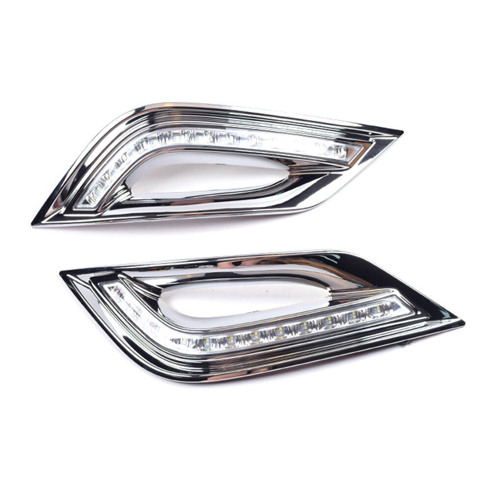 LED DRL daytime running lights, turn signals, and fog lights are suitable for Hyundai Sonata models from 2011 to 2014.