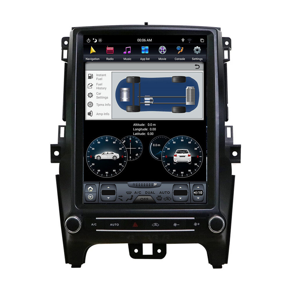 12.1 Android 11 Car for Tesla Style Radio GPS Navigation for Ford Everest Ranger