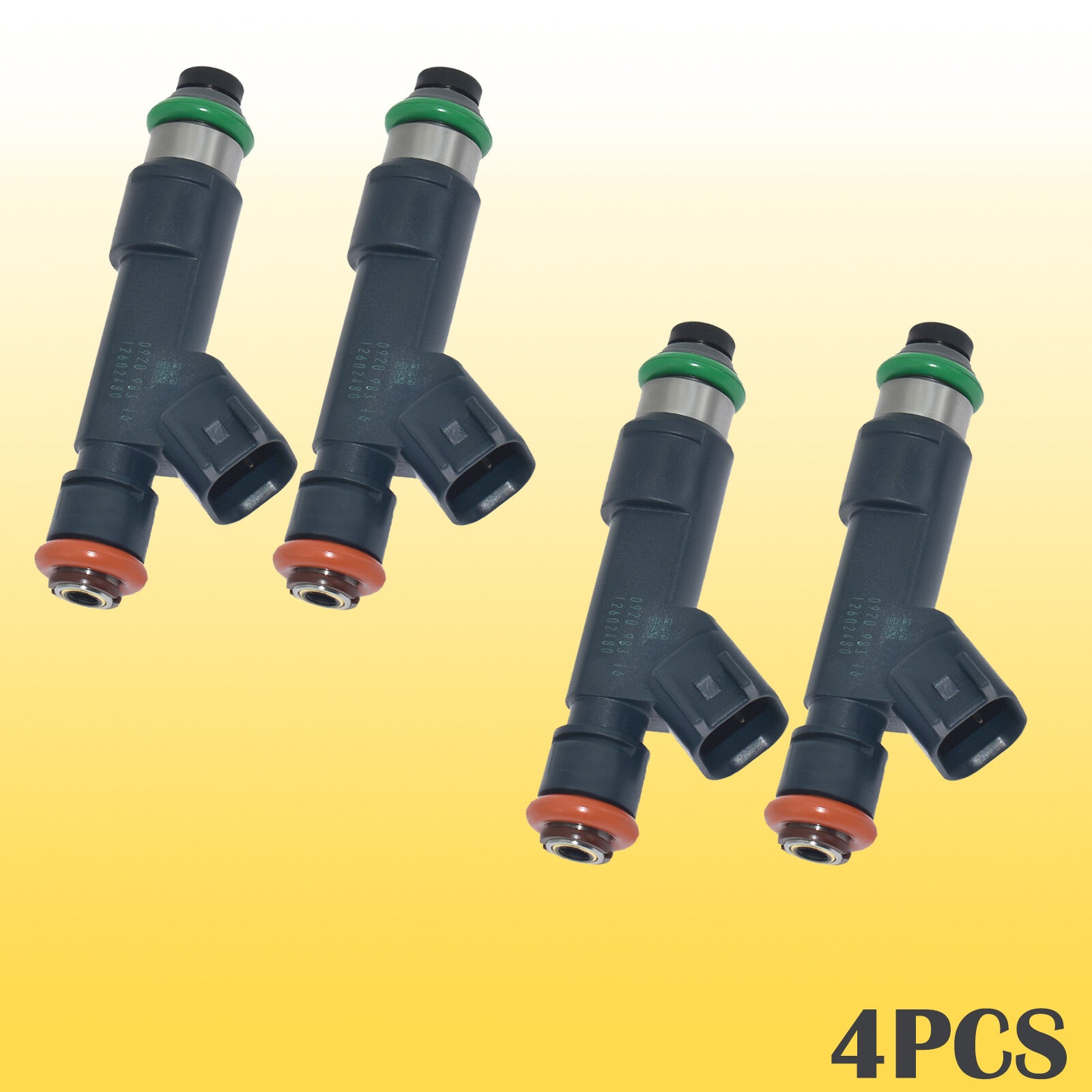 4x Fuel Injector for Chevrolet Cobalt Malibu for Pontiac G6 for Saturn Sky 12602480