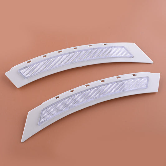 Pair Front Bumper Side Marker Reflector Replace Fit for BMW 5 Series E60 E61 LCI