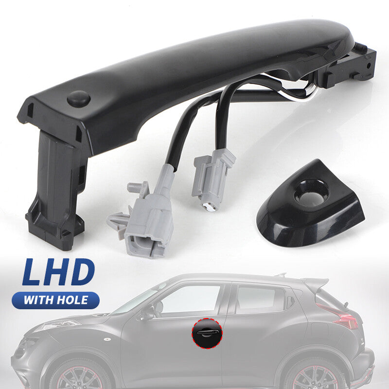 Exterior Door Handle Front Driver Left Side Black for Nissan Juke 2010-2019 NEW