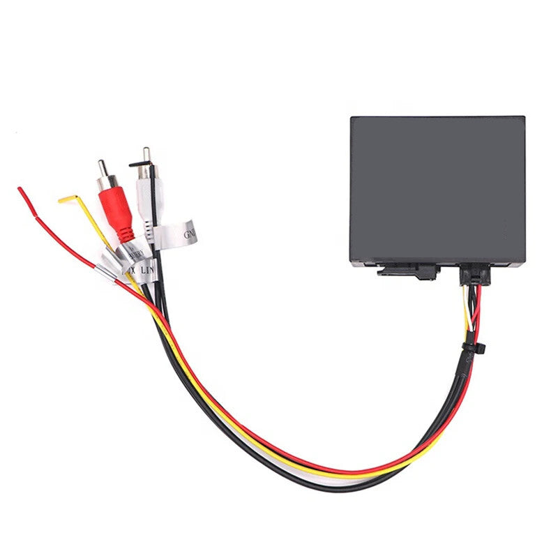 Car AUX Optical Fiber Decoder Box Cable Amplifier Adpter for Benz ML/GL/SLK W164