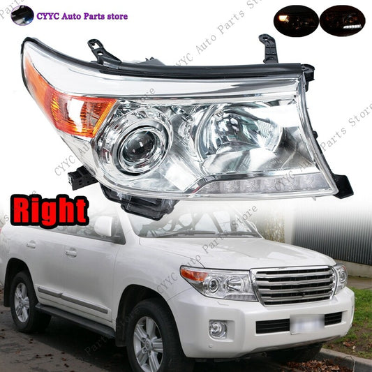 1Pcs Right Headlight for Toyota Landcruiser FJ 200 2012-2015 Headlamp