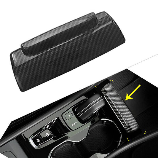 for Volvo XC40 2018-2020 Carbon Fiber ABS Inner Central Ashtray panel Cover Trim