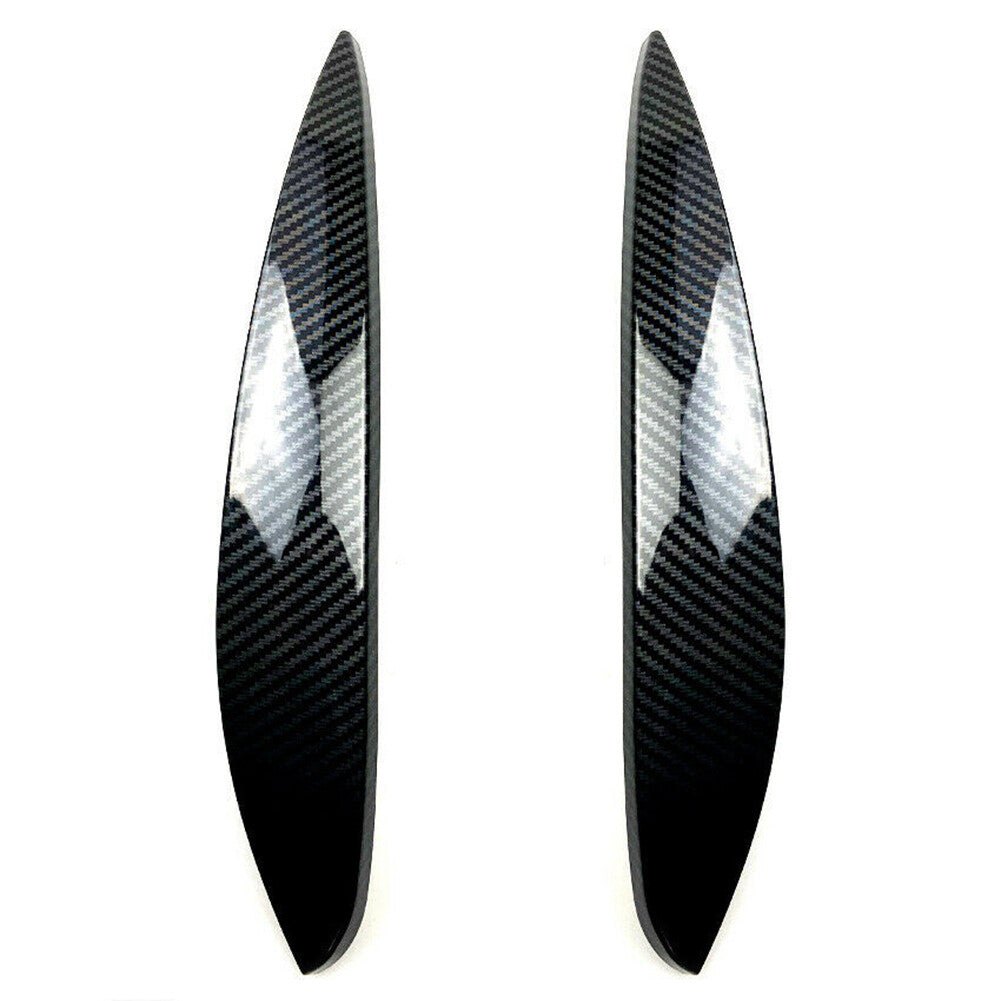 2-Piece Headlight Eyelid Covers/Eyebrow Accessories for Mercedes-Benz for Smart 2014/2015 16+ ABS