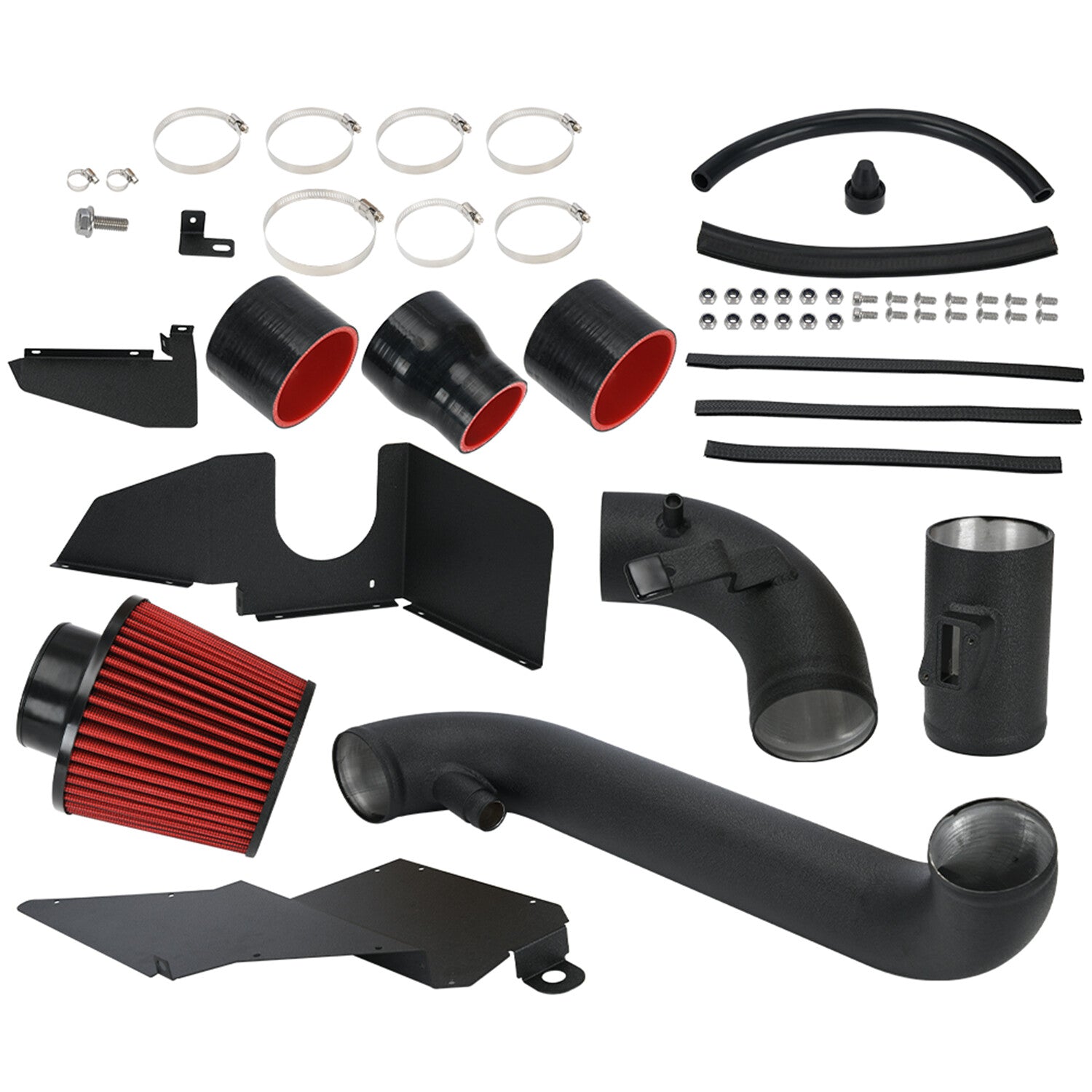 3.0 Cold Air Intake System Kit for Golf GTI MK6 2.0 TFSI 11-12 Air Filter Pipe