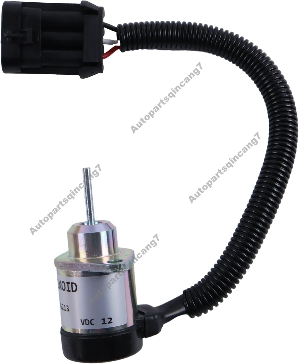 12V Stop Solenoid 1J710-60011 for Kubota Engine V2607 Bobcat Loader S160 T650