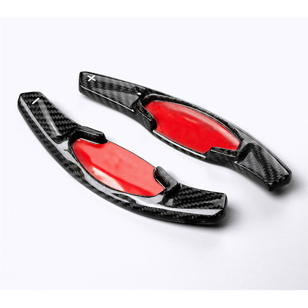 Real Carbon Fiber Steering Wheel Paddles Shifter Trim for Honda for Civic 11th 2022+